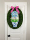 Blue Hydrangea PVC Door Hanger