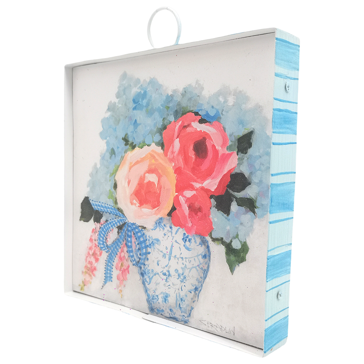 Mini Art Ginger Jar of Flowers