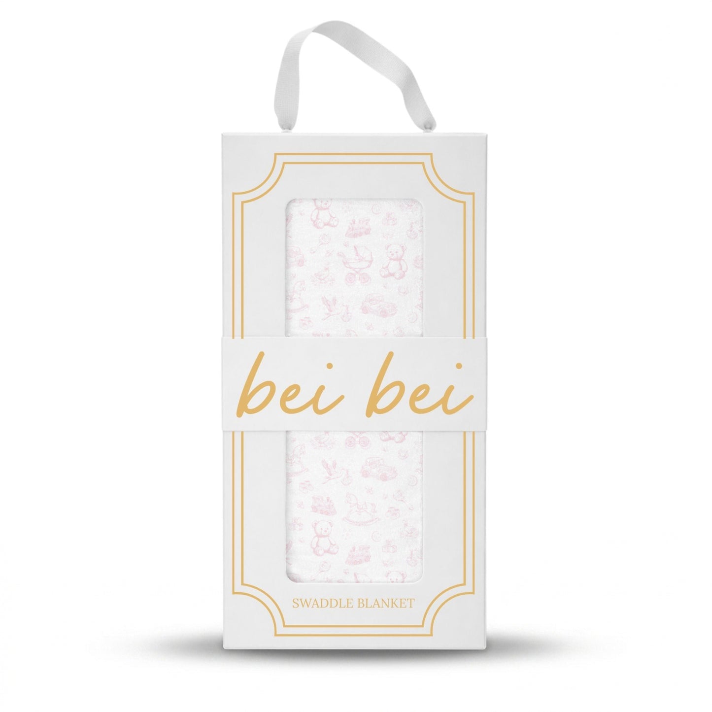 Swaddle Blanket - Nursery Toile (Pink)
