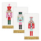 Foil Guest Napkins - Set of 3 Nutcrackers - 24ct