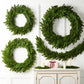 Bright Green Cedar Wreath
