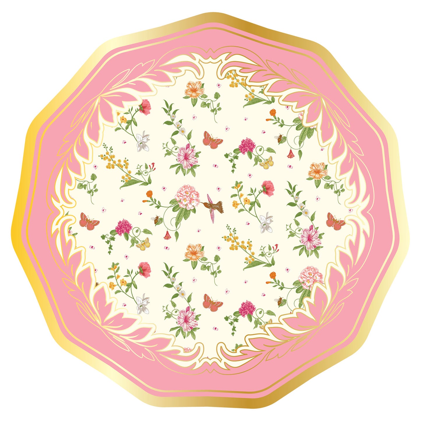 Wavy Dinner Plate - Rococo