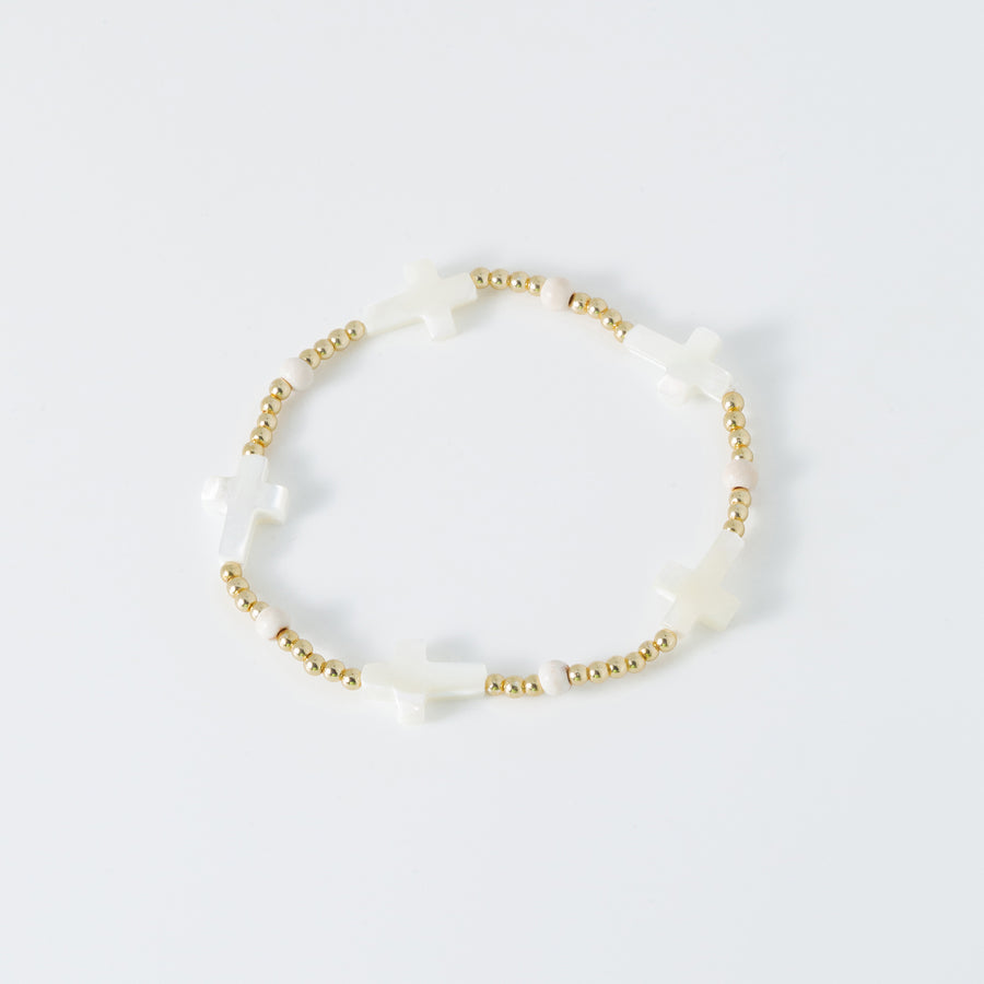 Island Girl Coconut Cream Prayer Bracelet