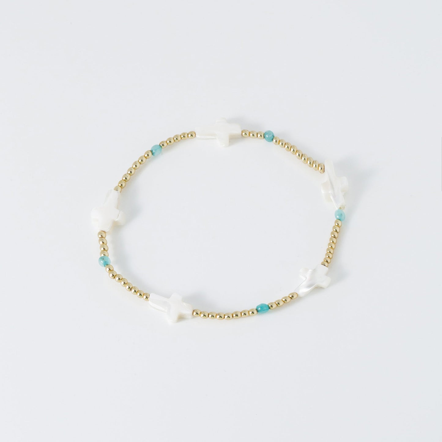 Island Girl Aqua Waters Prayer Bracelet