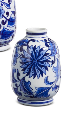 Blue Chinoiserie Bud Vase ( 3 Styles)