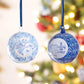 Chinoiserie Pagoda/Fishing Village Glass Ball Ornament (2 Styles)