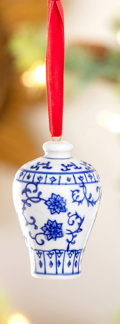 Chinoiserie Ginger Jar Ornament (3 Styles)