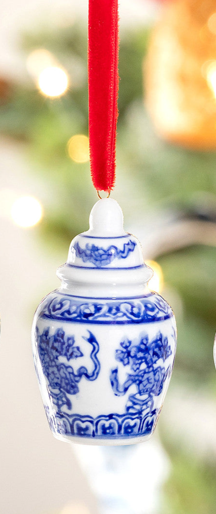 Chinoiserie Ginger Jar Ornament (3 Styles)