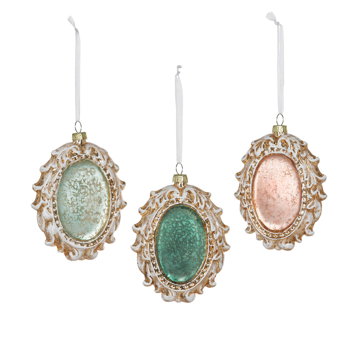 Framed Cameo Glass Ornament (3 Styles)