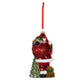 Traditional Santa Glass Ornament