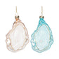 Blown Glass Oyster Shell Ornament (2 Colors)