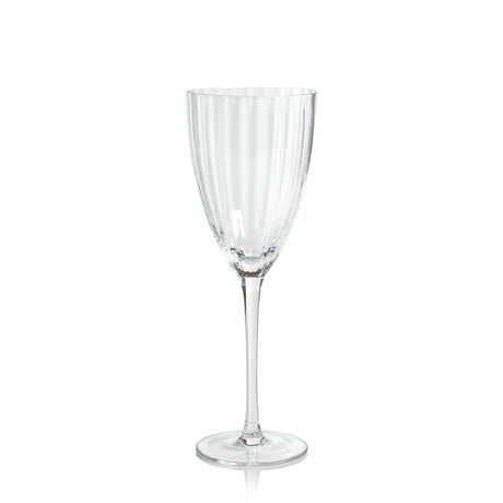 Madeleine Optic Glassware - Clear - White Wine Glass
