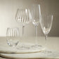 Madeleine Optic Glassware - Clear - Red Wine Glass