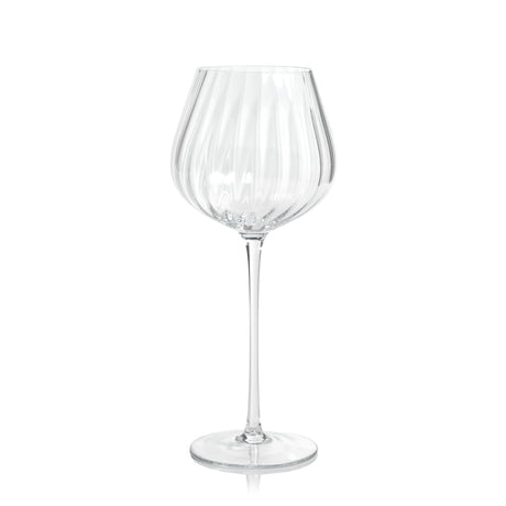 Madeleine Optic Glassware - Clear - Red Wine Glass