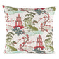 Tranquility Pagoda Throw Pillow 22 x 22