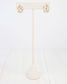 Elloree Crystal Hoop Gold: Default