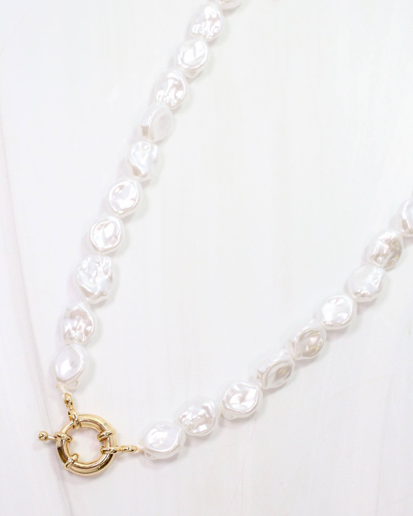 Juliet Baroque Pearl Necklace Pearl: Default