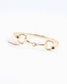 Haney Horsebit Bangle Gold