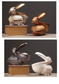 Pelican Resin Storage Bowl Animal Sculpture Home Decor: White