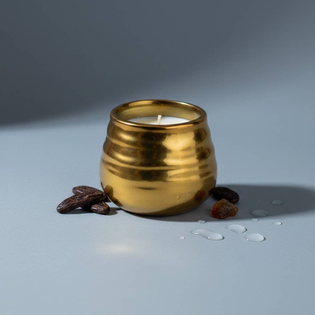 8 oz Midas Candle: Vanilla Lume