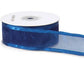 Wired Satin Edge Sheer Ribbon: Ivory / 1 Pack / 1-1/2"x25 yards