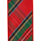 Plaid Dupioni Classic Diagonal Luxe, Red, 4 In, 5 Yards