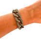 All Chunky Acrylic Chain Link Bracelet: Matte Mauve
