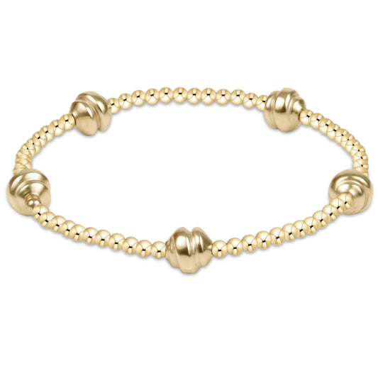 Admire Small Gold 2.5mm Bead Bracelet