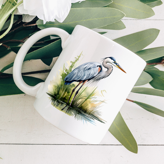 Blue Heron Coffee Mug