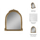 Resin Baroque Style Ornate Arch Photo Frame - Gold, 8x10 in.