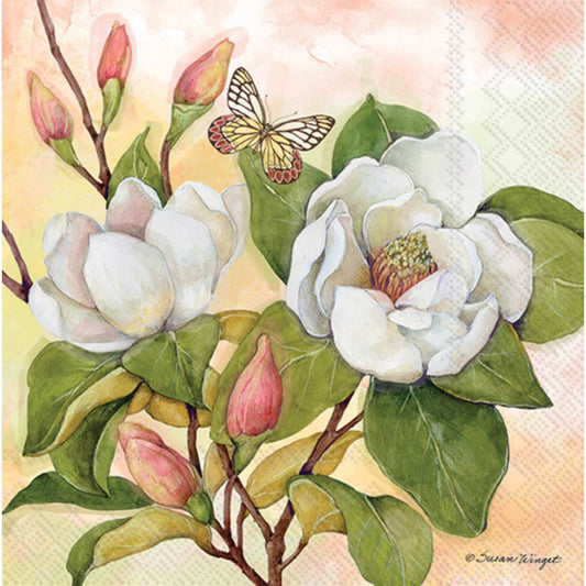 Paper Cocktail Napkins - Magnolia Grace