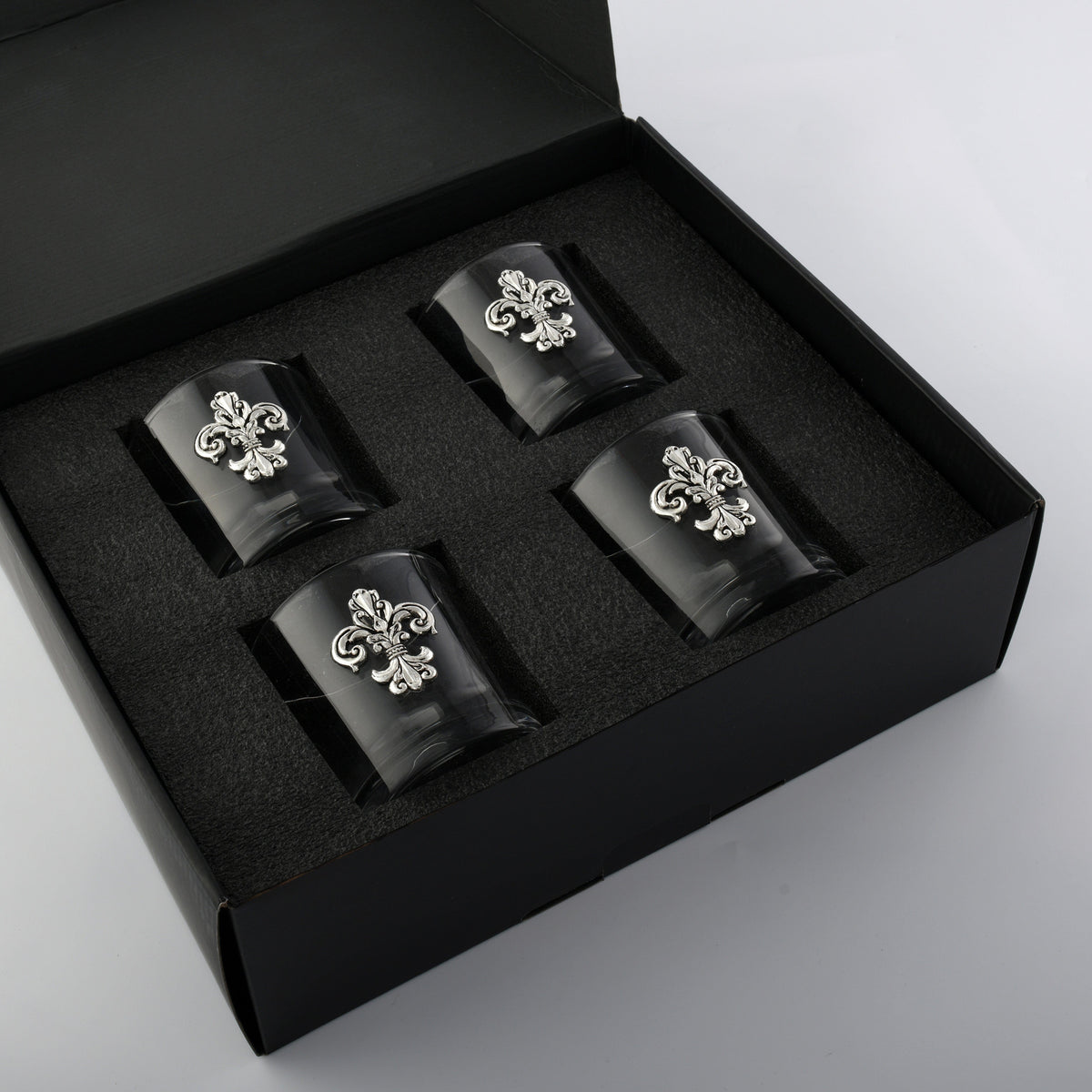 Fleur-De-Lis Bar Glasses Set - Thumbnail 5