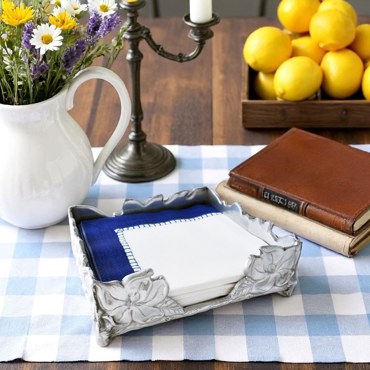 Magnolia Luncheon Napkin Box