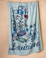Coastal Louisiana Throw   Blue/Multi   50x60