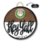 Classic Stain "Hey Y'all" Hanger + Mini