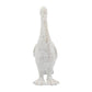 Decorative Figurine - White Ceramic Standing Pelican, 14 in.