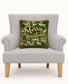 Merry Christmas Embroidered Pillow