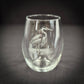 Blue Heron 15 oz Stemless Wine Glass