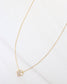 Clovis CZ Clover Necklace WR Gold