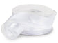 Wired Satin Stripe Sheer Ribbon: White / 1 Pack / 1-1/2"x25 yards