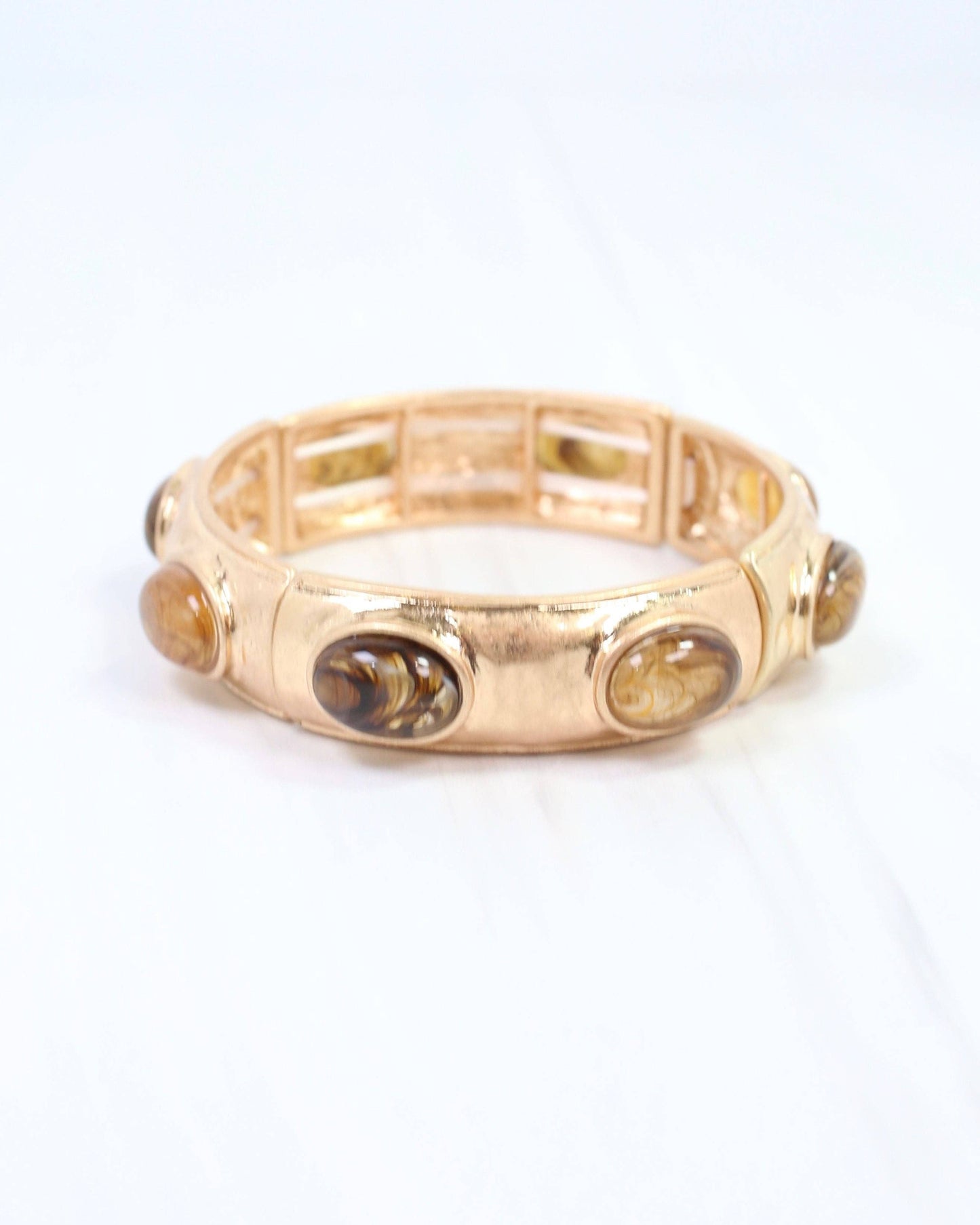 Hallie Stretch Bracelet Tortoise: Default