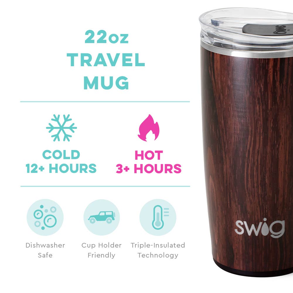 Bourbon Barrel Travel Mug (22oz)