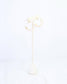 Kaylene Horsebit Hoop Earring White