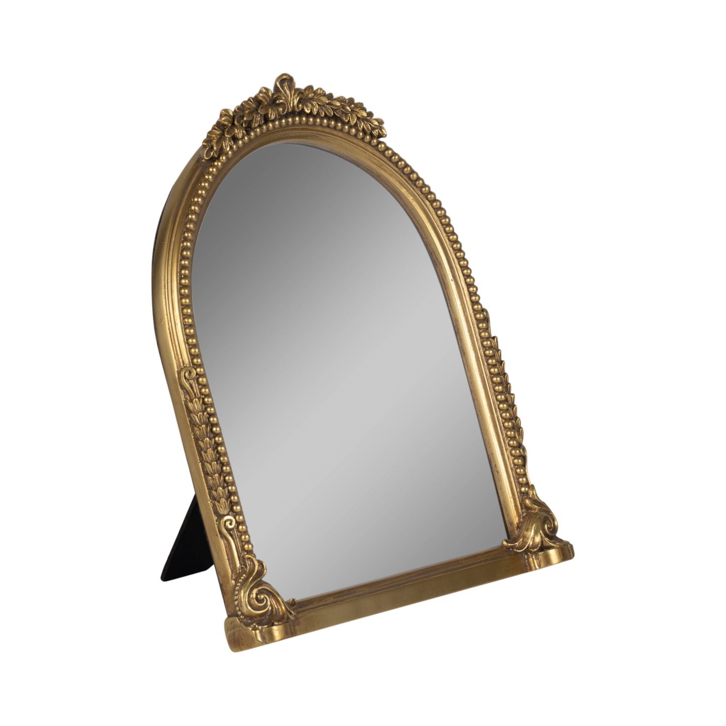 Resin Baroque Style Ornate Arch Photo Frame - Gold, 8x10 in.