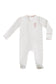Pip Embroidered Zip Romper -Pink Cross: 3-6 mo