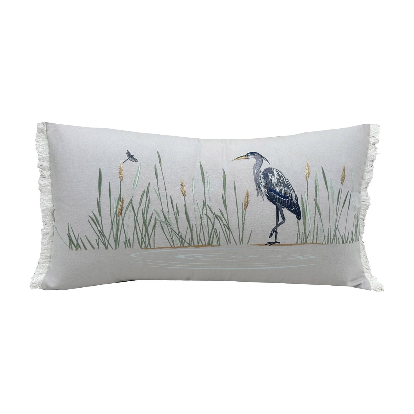Great Blue Heron Indoor Throw Pillow