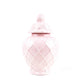 Pink Textured Ginger Jar - Large