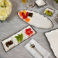 Regency Silver 3- Section Tray 15in x  5.5in
