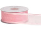 Wired Satin Edge Sheer Ribbon: Ivory / 1 Pack / 1-1/2"x25 yards