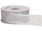Wired Satin Edge Sheer Ribbon: Ivory / 1 Pack / 1-1/2"x25 yards